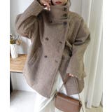 シャギースタンドカラーコート | CORNERS  | 詳細画像10 