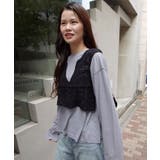 かぎ針編みサイドリボンベスト | CORNERS  | 詳細画像17 