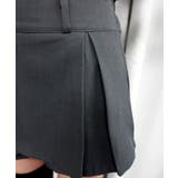 【 インパン裏地付 】ボックスプリーツレイヤードミニスカート | CORNERS  | 詳細画像10 