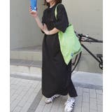 ブラック | スウェットヘンリーネックワンピース | CORNERS