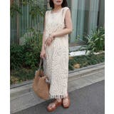 クロシェニットフリンジワンピースジレ | CORNERS  | 詳細画像4 