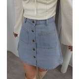 センターボタンミニスカート | CORNERS | 詳細画像2