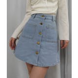 センターボタンミニスカート | CORNERS | 詳細画像15