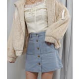 センターボタンミニスカート | CORNERS | 詳細画像17