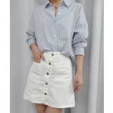 センターボタンミニスカート | CORNERS | 詳細画像6