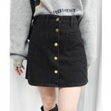 センターボタンミニスカート | CORNERS | 詳細画像4
