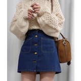 センターボタンミニスカート | CORNERS | 詳細画像10