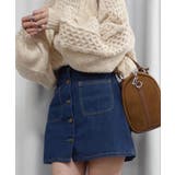 センターボタンミニスカート | CORNERS | 詳細画像11