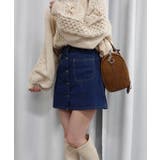 センターボタンミニスカート | CORNERS | 詳細画像12