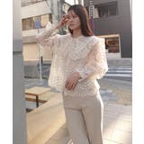 ビッグカラーオーガンジーレースブラウス | CORNERS  | 詳細画像2 