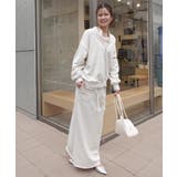 ハーフジップスウェット【セットアップ可能】 | CORNERS  | 詳細画像2 