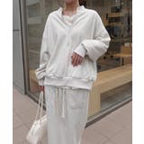 オートミール | ハーフジップスウェット【セットアップ可能】 | CORNERS 