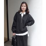 ハーフジップスウェット【セットアップ可能】 | CORNERS  | 詳細画像9 