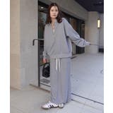 ハーフジップスウェット【セットアップ可能】 | CORNERS  | 詳細画像12 