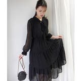 ドビーシフォンリボンティアードワンピース | CORNERS  | 詳細画像3 