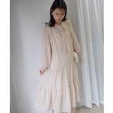 ドビーシフォンリボンティアードワンピース | CORNERS  | 詳細画像5 