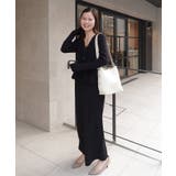 ペプラムカーディガンレイヤードワンピース | CORNERS  | 詳細画像1 