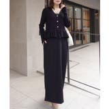 ペプラムカーディガンレイヤードワンピース | CORNERS  | 詳細画像7 