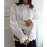 コットンレースフリルブラウス | CORNERS  | 詳細画像4 