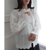 コットンレースフリルブラウス | CORNERS  | 詳細画像3 