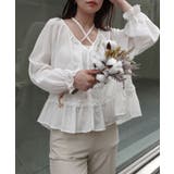 コットンフリルリボンブラウス | CORNERS  | 詳細画像12 