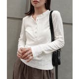 ヘンリーネックスリムフィットロンT | CORNERS  | 詳細画像2 