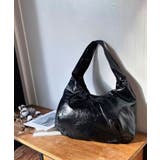 ブラック | フェイクレザートートバッグ【A4サイズ対応】 | CORNERS