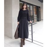 フェザーヤーンニット×フレアーワンピースセット | CORNERS  | 詳細画像4 