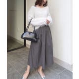 フェザーヤーンニット×フレアーワンピースセット | CORNERS  | 詳細画像7 