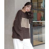 フリンジ配色ふわふわニット | CORNERS | 詳細画像16