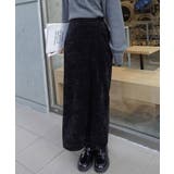 ベロアナロースカート | CORNERS | 詳細画像1