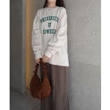 サイドスリットビッグカレッジスウェット | CORNERS | 詳細画像6