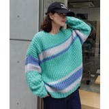 マルチボーダーポコポコ袖ニット | CORNERS | 詳細画像13