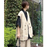 リネンライクオーバーサイズベスト | CORNERS | 詳細画像9