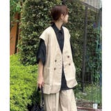 リネンライクオーバーサイズベスト | CORNERS | 詳細画像2