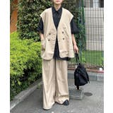 リネンライクオーバーサイズベスト | CORNERS | 詳細画像4