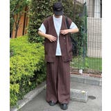リネンライクオーバーサイズベスト | CORNERS | 詳細画像6