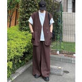 【CORNERS by KR】リネンライクタックパンツ【セットアップ可能】 | CORNERS  | 詳細画像7 
