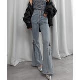 ハイウエストレースアップフレアパンツ | CORNERS | 詳細画像1