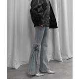 ハイウエストレースアップフレアパンツ | CORNERS | 詳細画像3