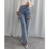 ハイウエストカットアウトリボンデニムパンツ | CORNERS  | 詳細画像12 