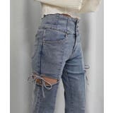 ハイウエストカットアウトリボンデニムパンツ | CORNERS  | 詳細画像9 