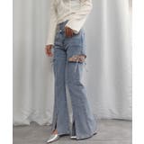 ハイウエストカットアウトリボンデニムパンツ | CORNERS  | 詳細画像8 