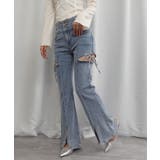 ハイウエストカットアウトリボンデニムパンツ | CORNERS  | 詳細画像7 