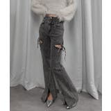 ハイウエストカットアウトリボンデニムパンツ | CORNERS  | 詳細画像6 