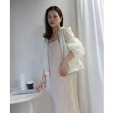 アイボリー | ウェーブタックキャミワンピース | CORNERS 