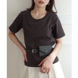 チャコールグレー | カップ付きTシャツ | CORNERS 