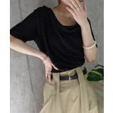 エンボス加工ドレープ半袖Tシャツ | CORNERS  | 詳細画像19 