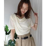 エンボス加工ドレープ半袖Tシャツ | CORNERS  | 詳細画像21 