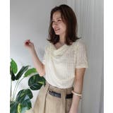 エンボス加工ドレープ半袖Tシャツ | CORNERS  | 詳細画像22 